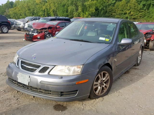 YS3FD49Y871132225 - 2007 SAAB 9-3 2.0T GRAY photo 2