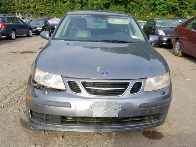 YS3FD49Y871132225 - 2007 SAAB 9-3 2.0T GRAY photo 9