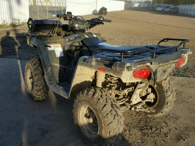 4XASEE574GA611805 - 2016 POLARIS SPORTSMAN GREEN photo 3