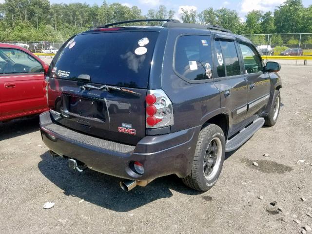 1GKDT13S032274744 - 2003 GMC ENVOY BLACK photo 4