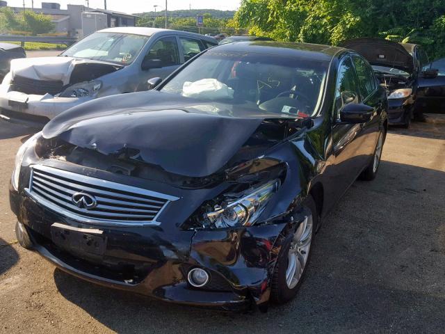 JN1CV6AR8DM752075 - 2013 INFINITI G37 BLACK photo 2