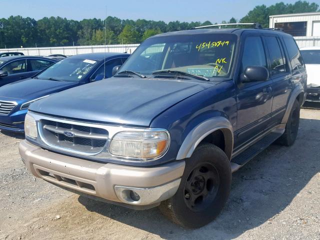 1FMDU84P0YZB70891 - 2000 FORD EXPLORER E BLUE photo 2