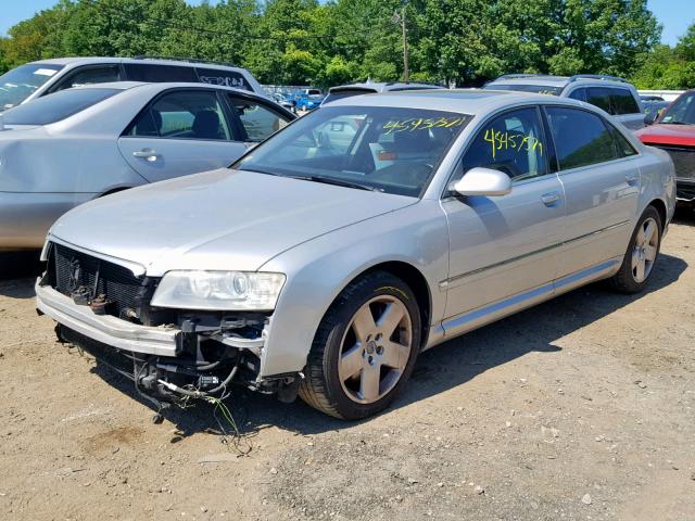 WAUML44E25N012910 - 2005 AUDI A8 L QUATT SILVER photo 2