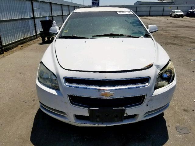 1G1ZH57B89F232806 - 2009 CHEVROLET MALIBU 1LT WHITE photo 9