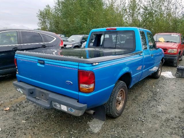 1FTCR14U4PPA41786 - 1993 FORD RANGER SUP BLUE photo 4