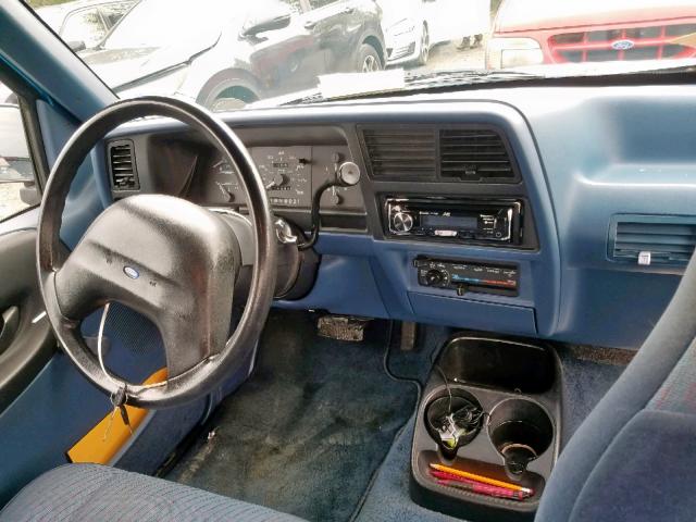 1FTCR14U4PPA41786 - 1993 FORD RANGER SUP BLUE photo 9