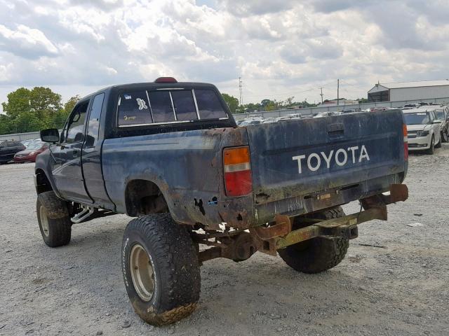 4TAVN13D7RZ255860 - 1994 TOYOTA PICKUP 1/2 BLACK photo 3