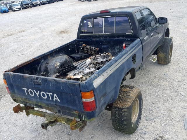 4TAVN13D7RZ255860 - 1994 TOYOTA PICKUP 1/2 BLACK photo 4