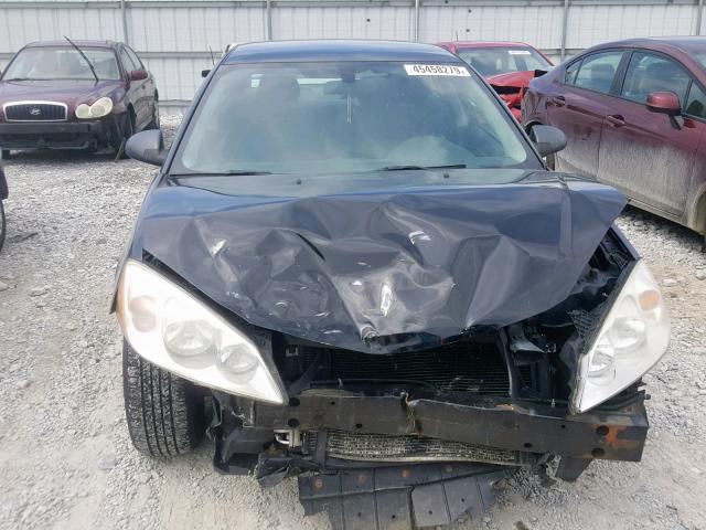 1G2ZF58B274163135 - 2007 PONTIAC G6 VALUE L BLACK photo 9