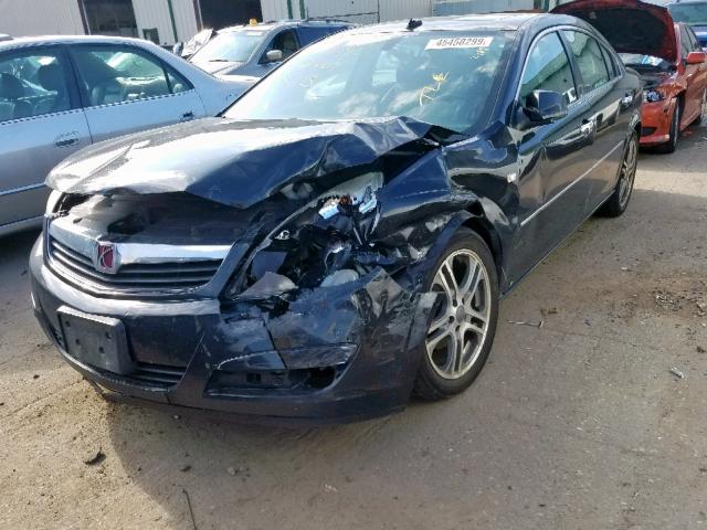 1G8ZV57748F120668 - 2008 SATURN AURA XR BLUE photo 2