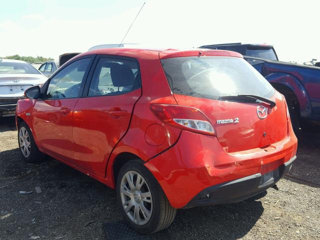 JM1DE1KZ7E0181142 - 2014 MAZDA MAZDA2 SPO RED photo 3