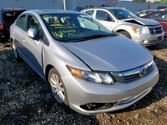 19XFB2F97CE023017 - 2012 HONDA CIVIC EXL 银色 照片 1