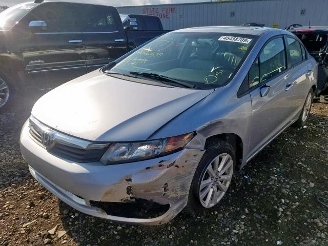 19XFB2F97CE023017 - 2012 HONDA CIVIC EXL 银色 照片 2