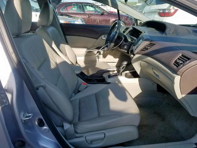 19XFB2F97CE023017 - 2012 HONDA CIVIC EXL 银色 照片 5