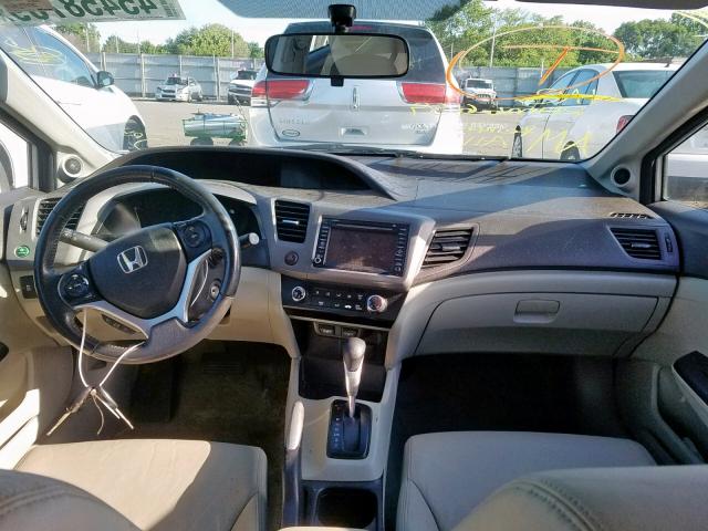 19XFB2F97CE023017 - 2012 HONDA CIVIC EXL 银色 照片 9