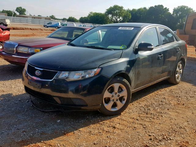 KNAFU4A22A5294573 - 2010 KIA FORTE EX BLACK photo 2