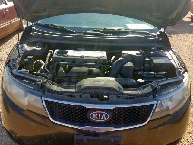 KNAFU4A22A5294573 - 2010 KIA FORTE EX BLACK photo 7