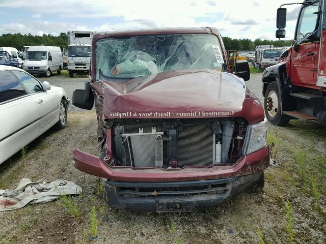 1N6AF0KY1CN117726 - 2012 NISSAN NV 2500 RED photo 9