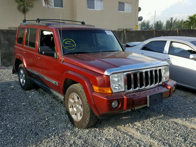 1J8HG58288C142813 - 2008 JEEP COMMANDER RED photo 1