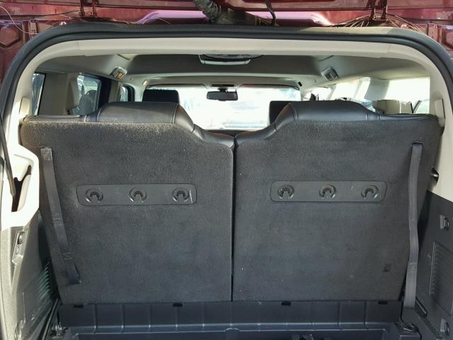 1J8HG58288C142813 - 2008 JEEP COMMANDER RED photo 9