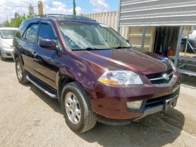 2HNYD18631H510470 - 2001 ACURA MDX TOURIN BURGUNDY photo 1