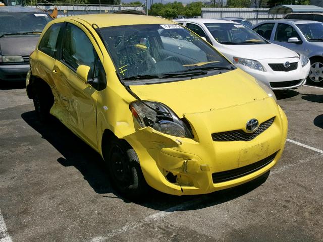 JTDJT903095251837 - 2009 TOYOTA YARIS YELLOW photo 1