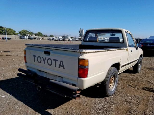 JT4RN50R8J0328918 - 1988 TOYOTA PICKUP 1/2 BEIGE photo 4