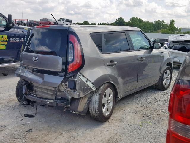 KNDJN2A23K7668936 - 2019 KIA SOUL GRAY photo 4