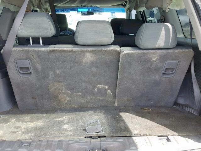 5FNYF28146B000121 - 2006 HONDA PILOT LX SILVER photo 9