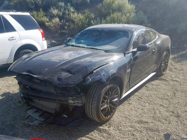 1FA6P8CF8G5306919 - 2016 FORD MUSTANG GT BLACK photo 2