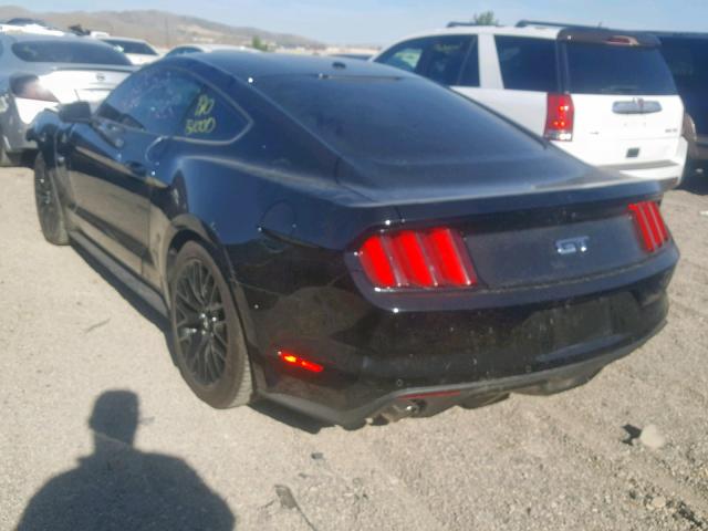 1FA6P8CF8G5306919 - 2016 FORD MUSTANG GT BLACK photo 3