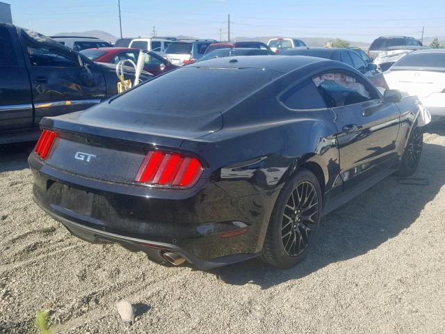 1FA6P8CF8G5306919 - 2016 FORD MUSTANG GT BLACK photo 4