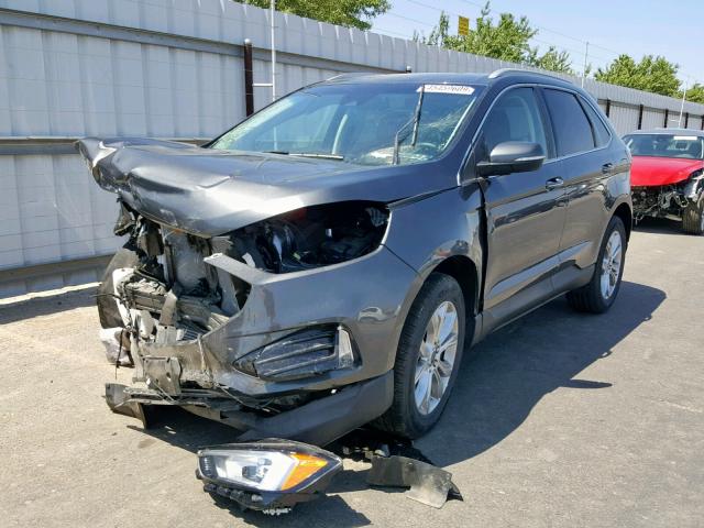 2FMPK3K90KBB54503 - 2019 FORD EDGE TITAN CHARCOAL photo 2