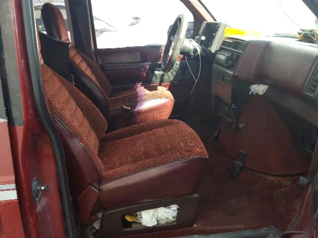 1GNDM15Z4KB253131 - 1989 CHEVROLET ASTRO RED photo 5