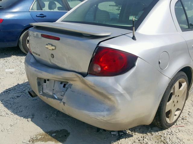 1G1AF5F54A7228765 - 2010 CHEVROLET COBALT 2LT SILVER photo 9