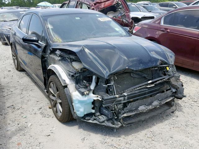 3FA6P0G72ER254945 - 2014 FORD FUSION S BLUE photo 1