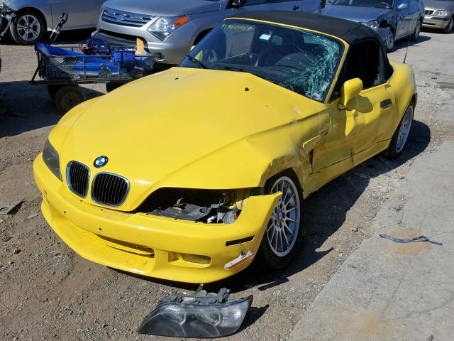 WBACN53441LJ56999 - 2001 BMW Z3 3.0 YELLOW photo 2