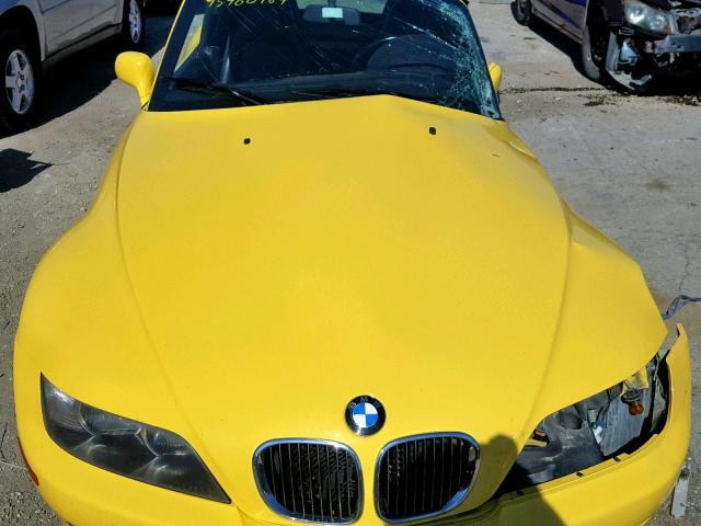 WBACN53441LJ56999 - 2001 BMW Z3 3.0 YELLOW photo 7