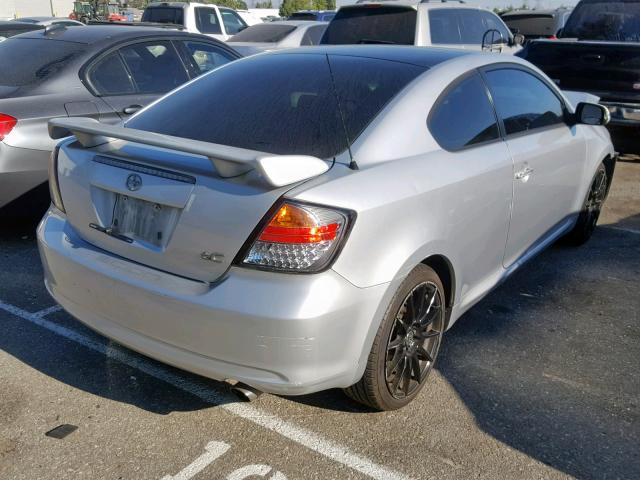 JTKDE177360096316 - 2006 TOYOTA SCION TC ვერცხლისფერი ფოტო 4