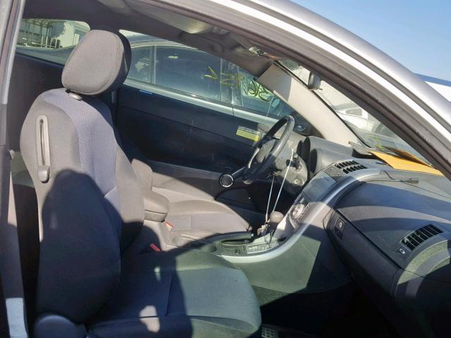JTKDE177360096316 - 2006 TOYOTA SCION TC ვერცხლისფერი ფოტო 5
