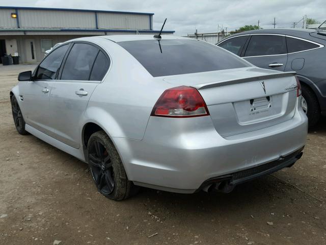 6G2ER57789L235714 - 2009 PONTIAC G8 SILVER photo 3