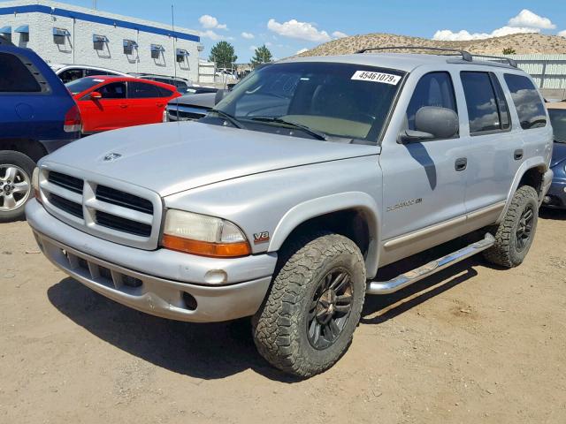 1B4HS28Z2XF710355 - 1999 DODGE DURANGO SILVER photo 2