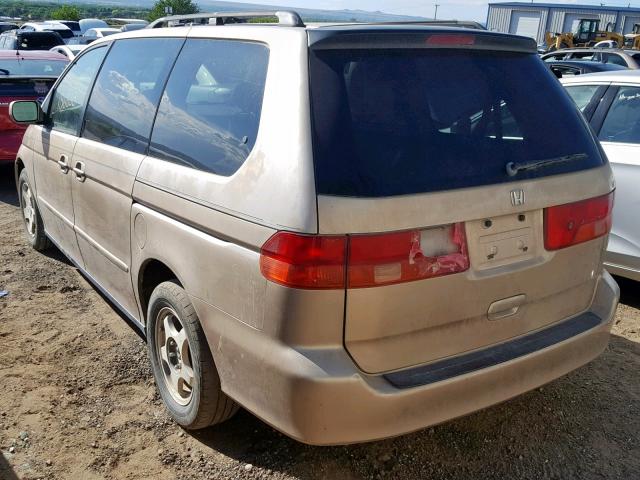 2HKRL1864YH570921 - 2000 HONDA ODYSSEY EX BEIGE photo 3