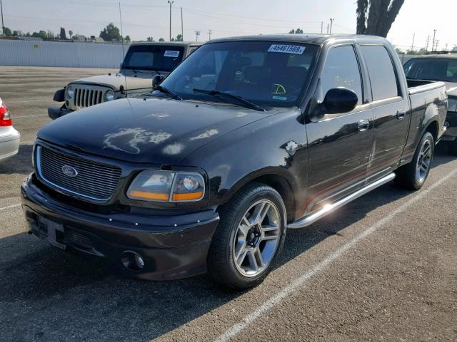 1FTRW07L81KB56007 - 2001 FORD F150 SUPER BLACK photo 2