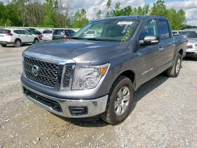 1N6AA1EJ1JN534022 - 2018 NISSAN TITAN S GRAY photo 2