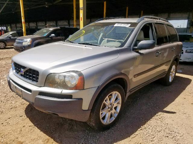 YV1CY59H541124741 - 2004 VOLVO XC90 SILVER photo 2