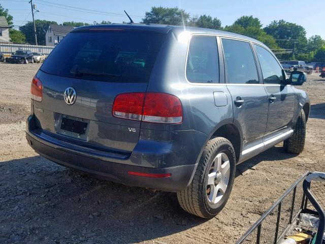 WVGZG77L86D037547 - 2006 VOLKSWAGEN TOUAREG 3. GRAY photo 4