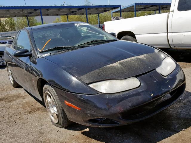 1G8ZR147X2Z190196 - 2002 SATURN SC2 BLACK photo 1