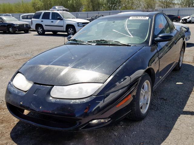 1G8ZR147X2Z190196 - 2002 SATURN SC2 BLACK photo 2