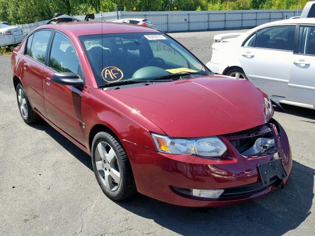 1G8AL58B77Z138164 - 2007 SATURN ION LEVEL MAROON photo 1